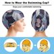 thumbnail image 3 of Kochou Shinobu Gorro de Natación de Licra, Gorro de Baño de Tela Cómoda, Gorro Elástico Antideslizante para Hombres, Mujeres y Niños, 3 of 6