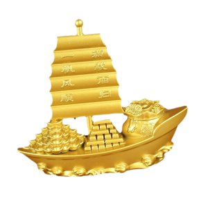 Magideal - Figura Decorativa De Barco De Vela, Estatua De , Decoración Feng Shui Para Bar, Mesa, Chimenea , 8.7 Cm X 7.6 Cm 87 Cm X 76 Cm