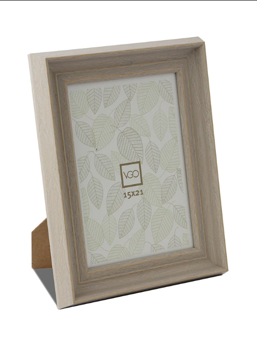 Marco Plástico Combinado 10X15 Natural Vgo