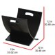 thumbnail image 5 of Porta revistas Oceanstar M1170 Contemporáneo de madera color Espresso, 5 of 5