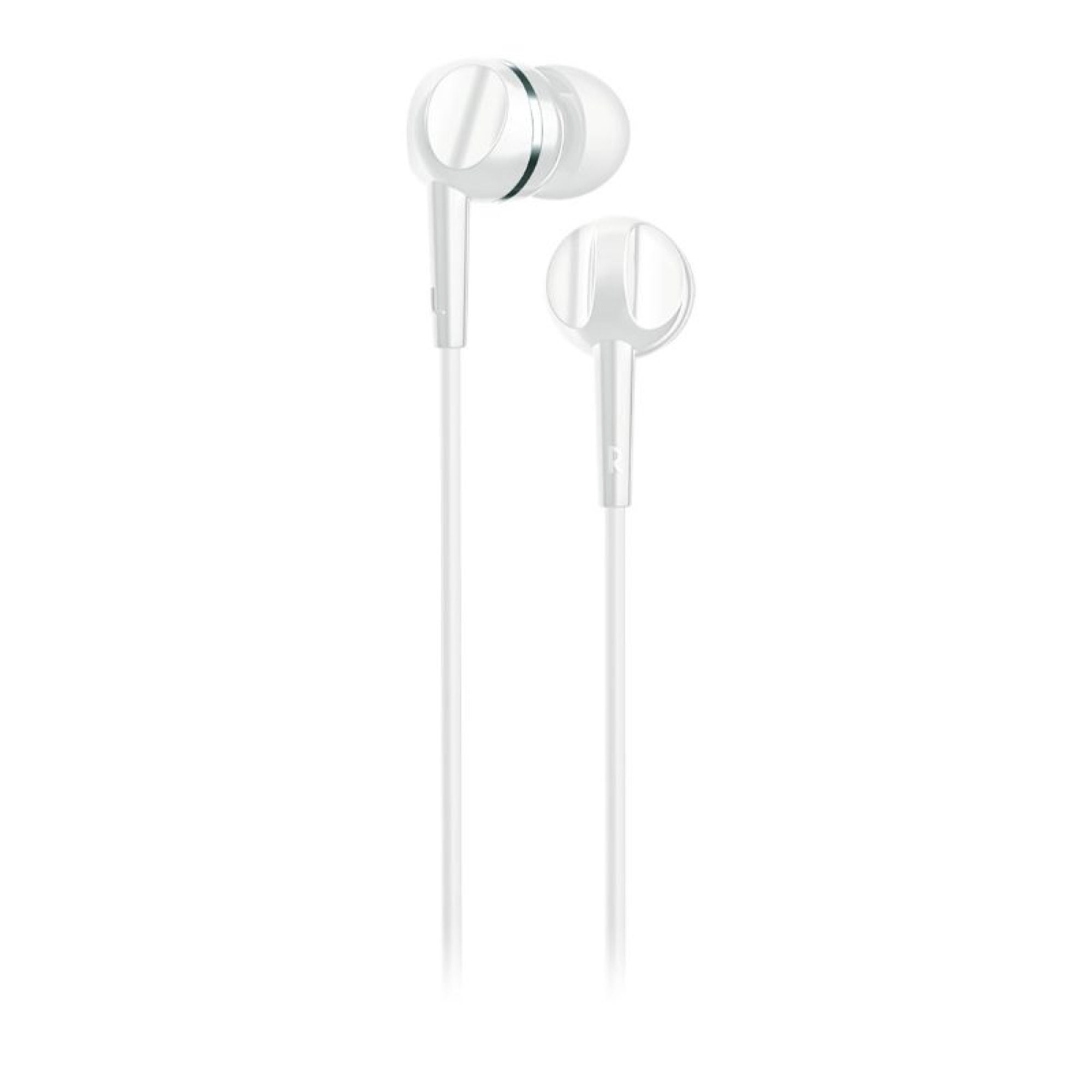Audífonos In Ear EARBUDS 105 con cable Blanco