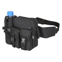 Ioensy - Riñonera Riñonera Riñonera Soporte Para Botella De Agua Negro