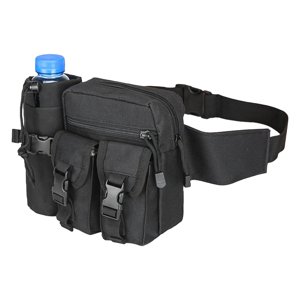 Ioensy - Riñonera Riñonera Riñonera Soporte Para Botella De Agua Negro