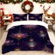 thumbnail image 1 of Purple Golden for Lotus Printed Duvet Cover Set Bedding Set Including Duvet Cover and Pillowcases Multi-Color Print Suitable for All Seasons Ideal for Home and, 1 of 1