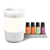 Kit De Regalo Difusor De Aroma Ambiental 160 Ml + 4 Esencias Naturales Ozu