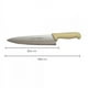 thumbnail image 3 of Cuchillo Medio Golpe Café Hoja De 25,4 Cms., 3 of 3