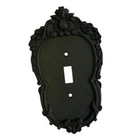 Magideal - Placa De Interruptor De Luces Cubiertas De Enchufe Fácil De Instalar Estilo Vintage Decoración Del Hogar Placa De Interruptor Para Baño Uso Doméstico Interruptor Único