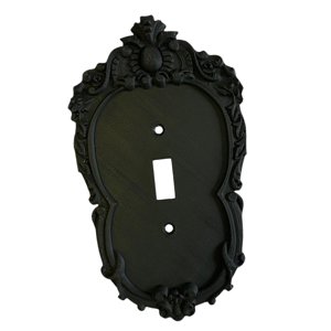 Magideal - Placa De Interruptor De Luces Cubiertas De Enchufe Fácil De Instalar Estilo Vintage Decoración Del Hogar Placa De Interruptor Para Baño Uso Doméstico Interruptor Único