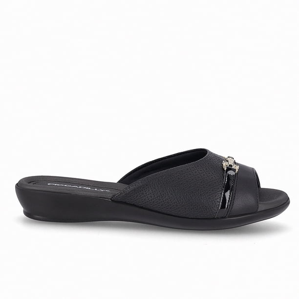 Sandalia Mujer Negro/Dorado Camila 905 Piccadilly