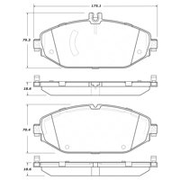 Pastillas Freno Para Auto Allied Nippon Adb02364