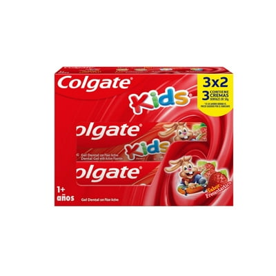 Gel Dental Kids Frutilla 50G 3 Un Colgate