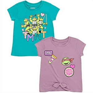 Camiseta De Manga Corta Teenage Mutant Ninja Turtles Para Niños
