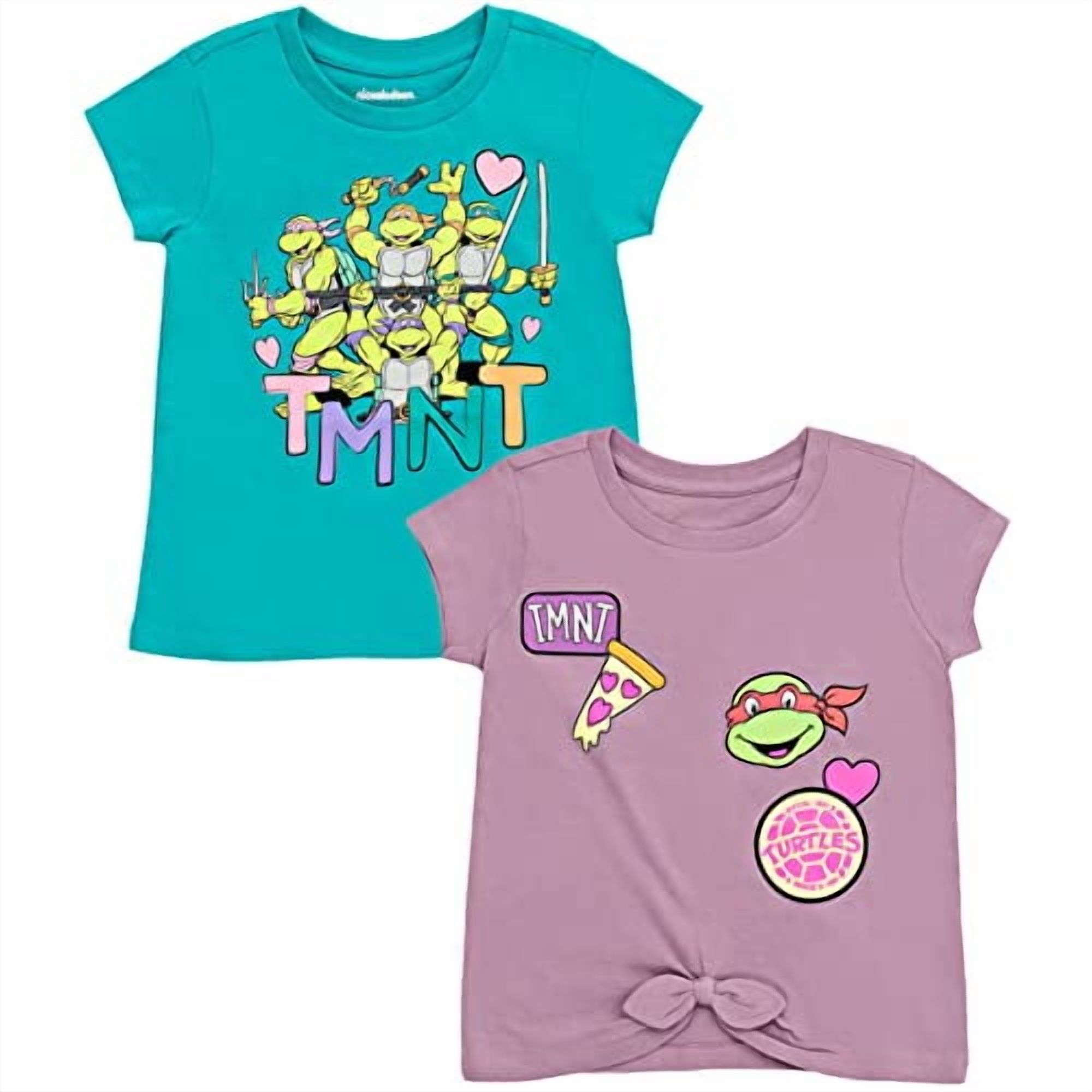 Camiseta De Manga Corta Teenage Mutant Ninja Turtles Para Niños