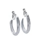 thumbnail image 1 of Argollas largas Sin Perforación Plateadas earcuff, 1 of 3