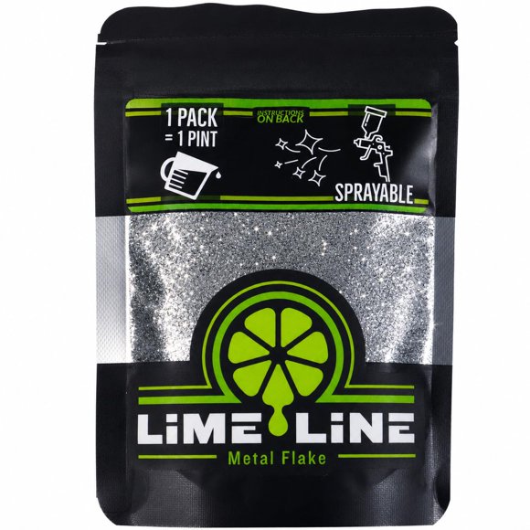 Spray de Escamas Metálicas Plateadas para Automóviles LiME LiNE