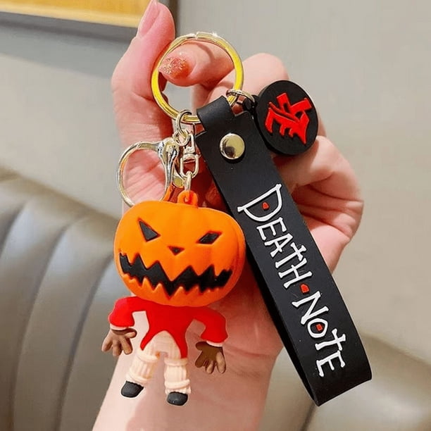Cute Pumpkin Doll Keychain - Perfect for Halloween and School Bags - Unique Skull Jack Design - Durable Car Key Ring