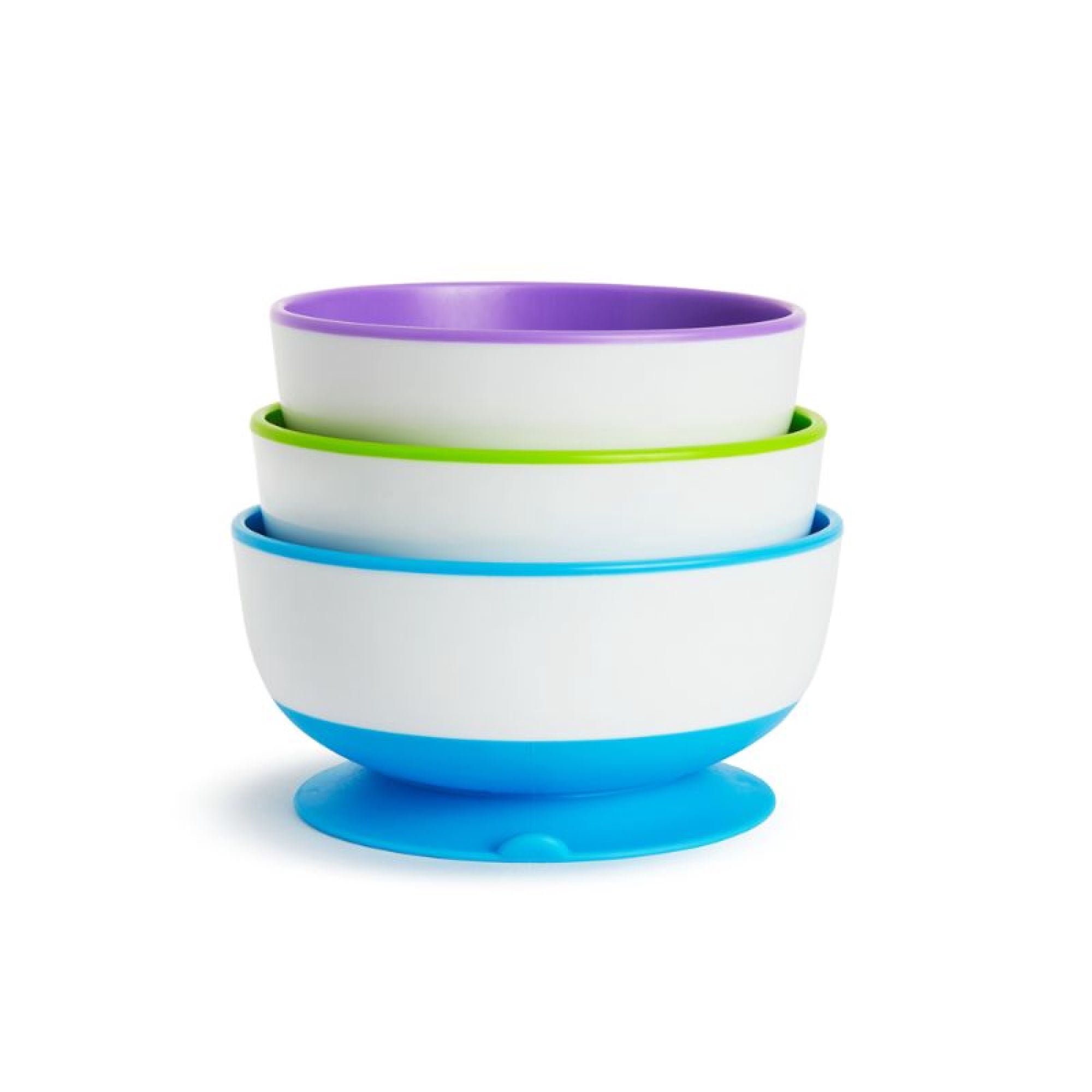 Set de 3 Bowls Con Antideslizante Multicolor