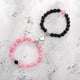 thumbnail image 1 of Heart Matching Couple Bracelets - Natural Stone Beads Yoga Bracelet for Romantic Lovers - Perfect Valentine's Day Gift, 1 of 5