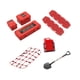 thumbnail image 3 of Accesorio De Decoración De Techo De Coche RC, Pieza De Vehículo RC Para 1/10 SCX10 DIY Modificado Rojo, 3 of 3