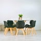 thumbnail image 2 of Comedor Mesa Equiz 120cm + 6 Sillones Rubik Negro, 2 of 2