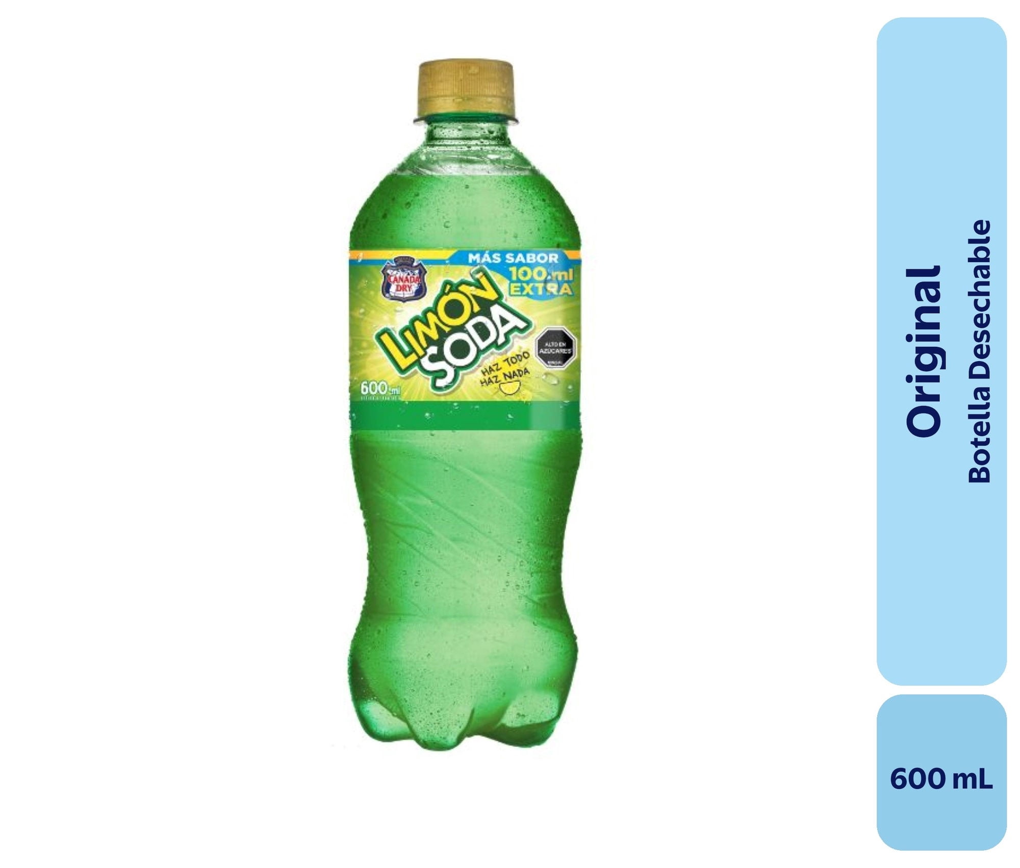 Bebida Original Limón Botella 600 ml Limón Soda
