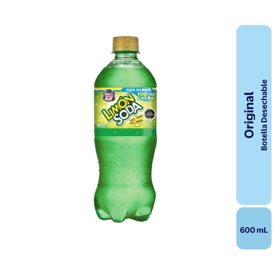 Bebida Original Limón Botella 600 ml Limón Soda