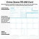 thumbnail image 2 of Tarjetas de huellas dactilares Crime Scene FD-258, paquete de 1000, 2 of 8