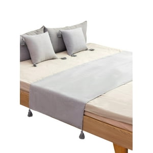 Todo Para El Hogar - Set De Piecera Mas 2 Fundas De Lino