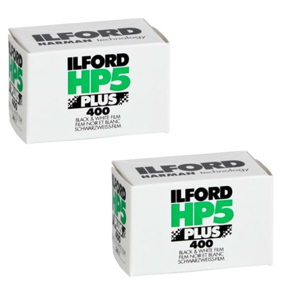 Película Ilford HP5 Plus en blanco y negro 35 mm ISO 400 36 Exp x2