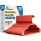 thumbnail image 1 of Perchas de plástico resistentes Lifemaster, 120 unidades, rojas, 1 of 9