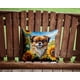 thumbnail image 2 of Cojín Sunflowers Tibetan Spaniel, 2 of 6