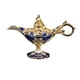 thumbnail image 5 of Olla De Lámpara De Aceite De Estilo Retro, Manualidades Para Decoración De Bodas Y Fiestas, Azul Marino, 5 of 5