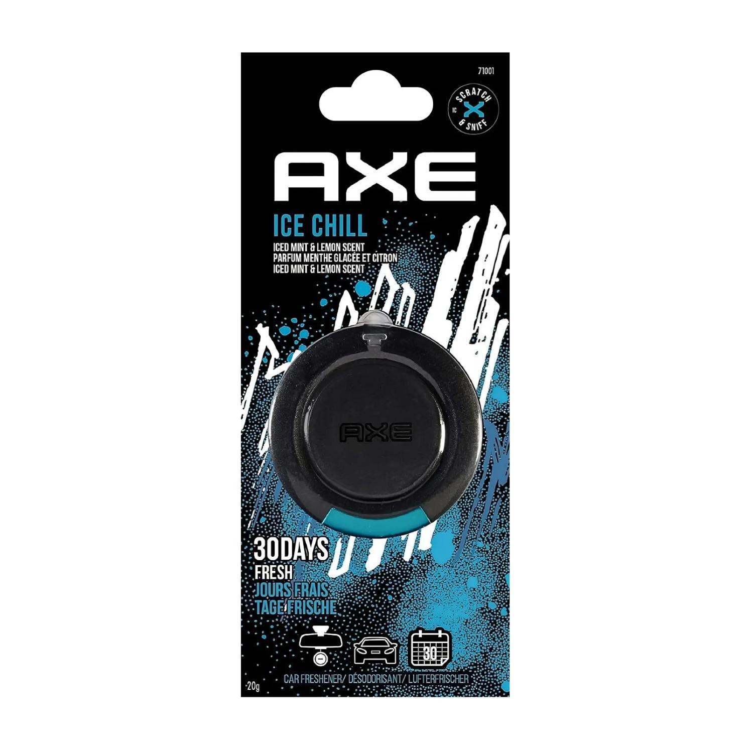 Aromatizante Para Autos Axe Colgante Ice 20Gr