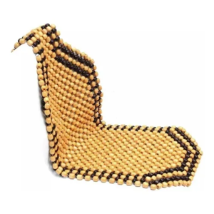 Genérico - Respaldo Asiento Con Bolas De Madera Bambú Para Silla