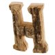 thumbnail image 2 of Handcraved Madera Letras Puerta Números Alfabeto Letra Flotante Dirección Nombre H, 2 of 5