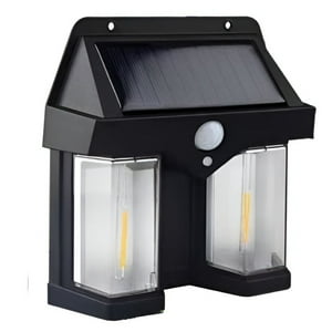 Disparo - Lampara Solar Exterior Estilo Farol Pared Sensor Movimiento