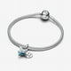 thumbnail image 5 of Dije Pandora Doble Colibrí Plata de Ley Púrpura, 5 of 5