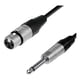 thumbnail image 1 of Cable Xlr Hembra A Plug 6.3 Mono, 10 Mts, Negro, 1 of 4