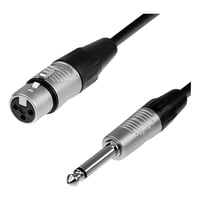 Ulink - Cable Xlr Hembra A Plug 6.3 Mono, 10 Mts, Negro