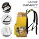 thumbnail image 4 of Amigos Kakao-theme Backpack, Campus style schoolbag Bookbag with Adjustable Shoulder Straps And Large Zip Compartment, Unisex Travel Bags.42x30x15cm, 4 of 6