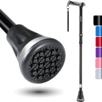 Bastón Rehand Plegable Ajustable Con Bolsa De Viaje