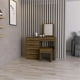 thumbnail image 3 of Mueble Tocador 4 Cajones 1 Banca Y Espejo Fm-001o - Café Oscuro, 3 of 5