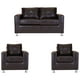 thumbnail image 2 of Living Asiria 211 - Cuero Sintetico Pu Café, 2 of 8