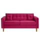 thumbnail image 1 of Sofa New Retro 3C Felpa 04 Burdeo, 1 of 6