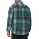 thumbnail image 3 of Camisas Vintage para Hombre de Manga Larga con Botones Abajo Chaqueta de Camisa de Cuadros Cepillada M Verde Oscuro, 3 of 6