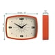thumbnail image 4 of Reloj de pared JONES CLOCKS® Movie Retro 25,5 x 19,5 cm, color naranja, 4 of 7