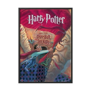 Creango - Cuadro Poster Enmarcado Harry Potter Y La Camara Secreta Decorativo