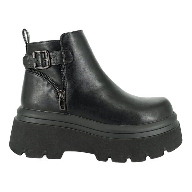 Botin Plataforma Tols Negro Alquimia