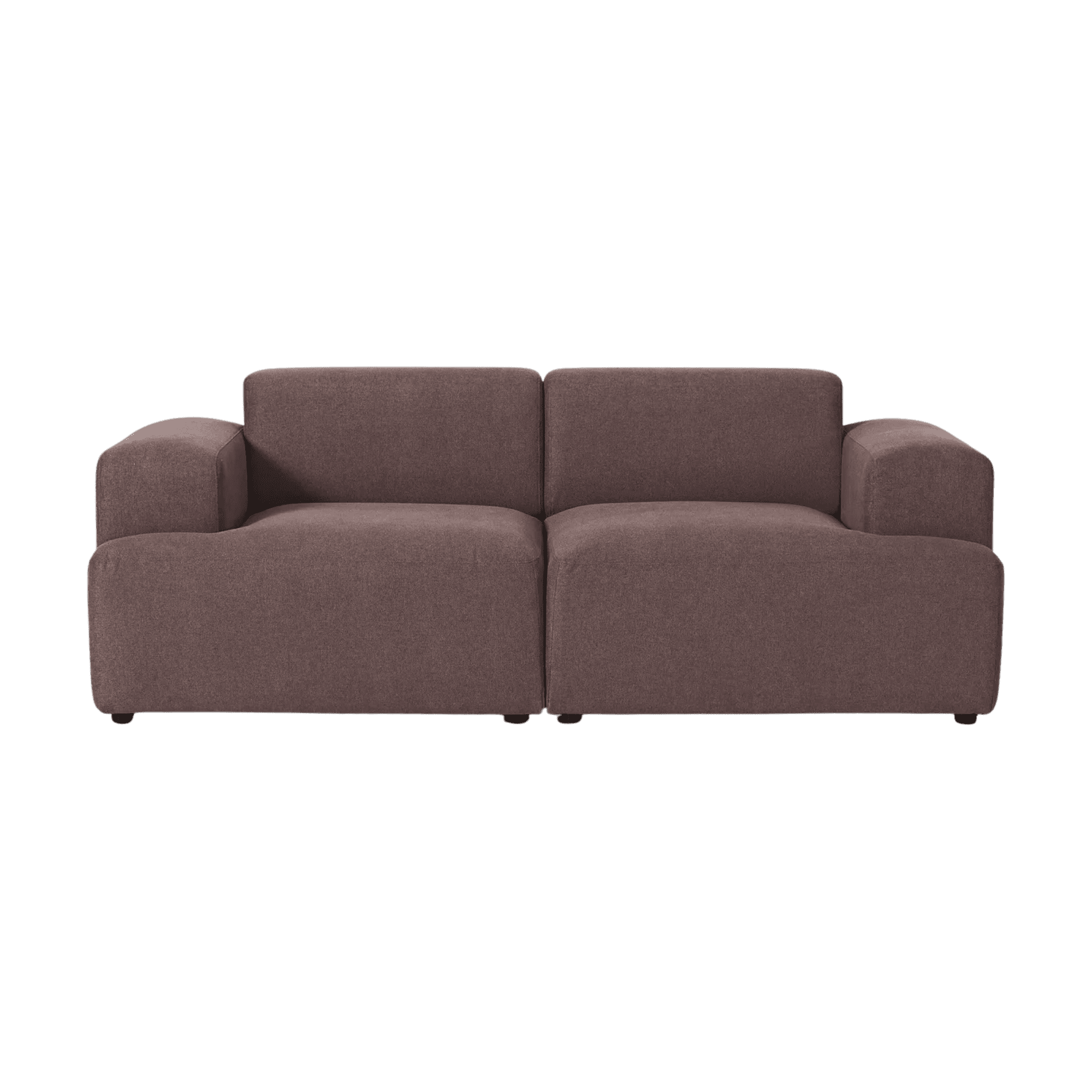 Franjawood - Sofa Gaspar 2 Cuerpo Chocolate