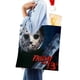 thumbnail image 4 of Jason Voorhees: Viernes 13 Bolso de tela con estampado de lienzo para mujer, bolsa de compras reutilizable y estética, con cremallera interior, regalo para mujer,38*45cm., 4 of 6